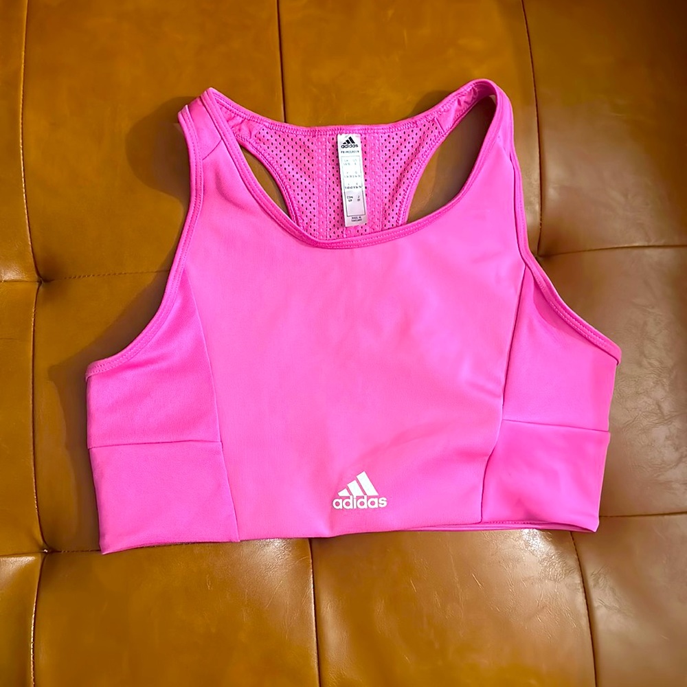 Adidas 💕 size small hot pink sports bra